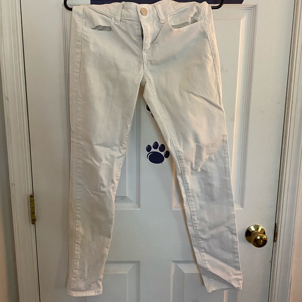 American Eagle White Jeggings